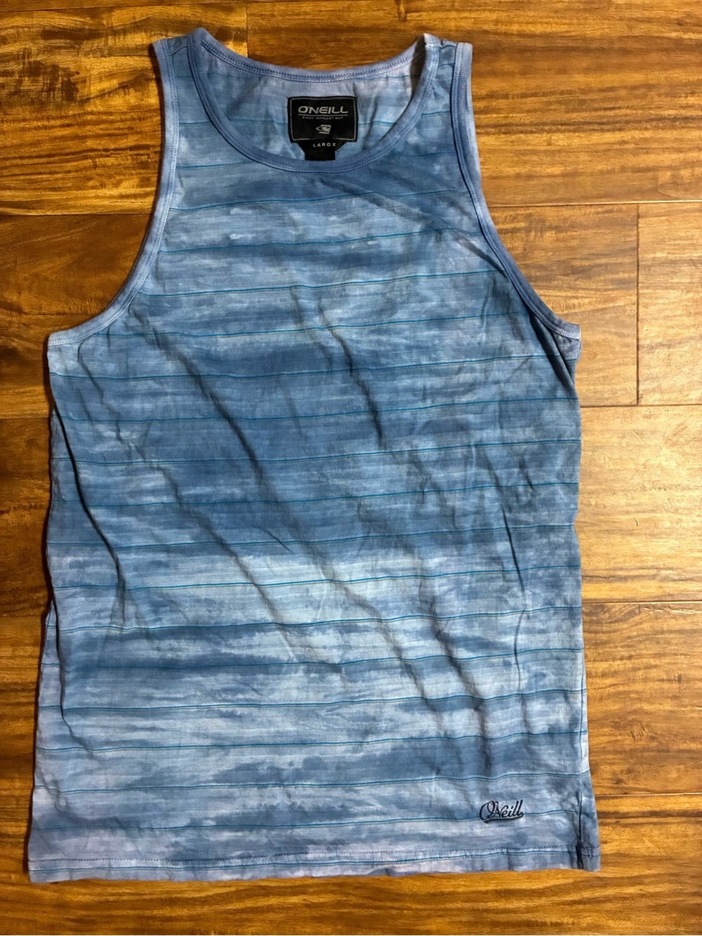 O'Neill Blue Striped Men's Tank Top